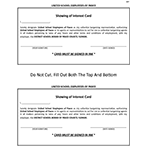 Instructional Interest Card